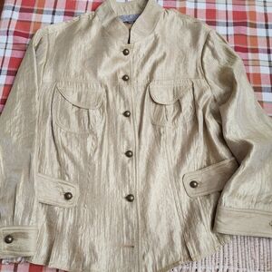 Elegant Gold Women's Jacket
